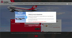 Desktop Screenshot of cargolux.com